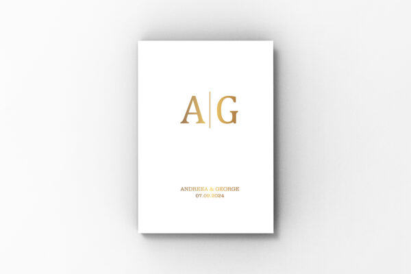 Album de amintiri, Simplu, Gold,  Layflat 20 x 30 cm