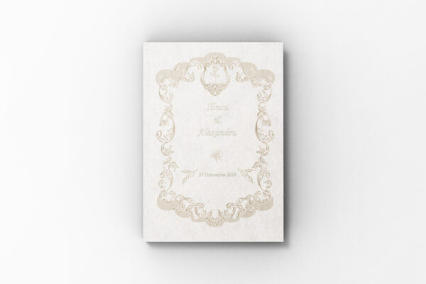 Album de amintiri, Abstract Rama, Crem,  Layflat 20 x 30 cm