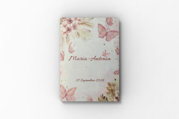 Album de amintiri, Floral-Fluturi, Multicolor, Layflat 20 x 30 cm