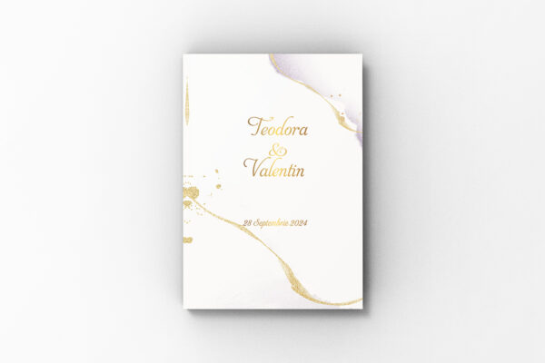 Album de amintiri, Simplu valuri, Gold,  Layflat 20 x 30 cm