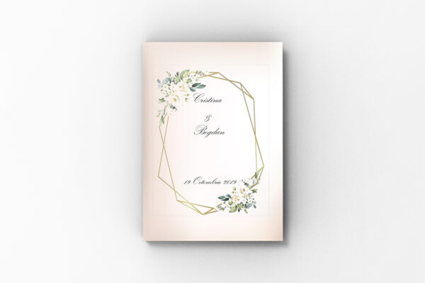 Album de amintiri, Floral Forme, Multicolor  Layflat 20 x 30 cm