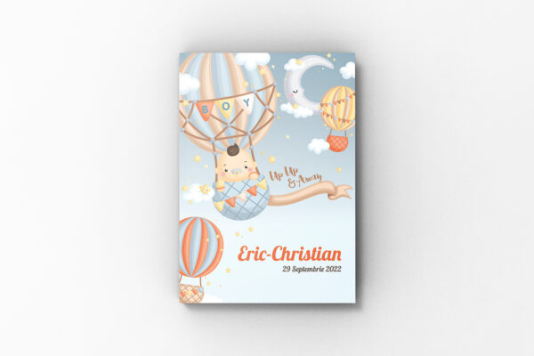 Album de amintiri, Figurina Balon-Nori, Multicolor,  Layflat 20 x 30 cm