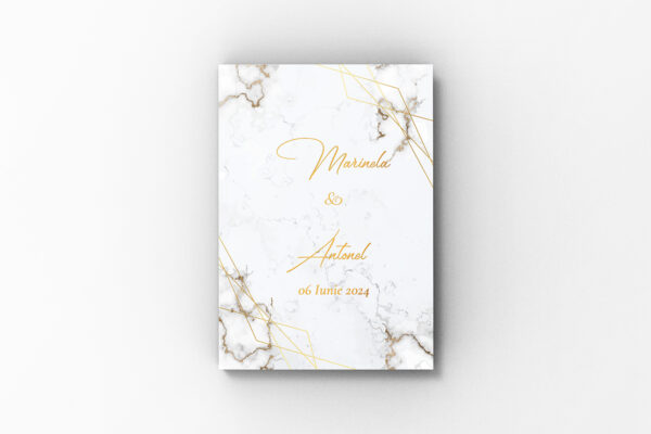 Album de amintiri, Elegant-Forme, Gold-Alb  Layflat 20 x 30 cm