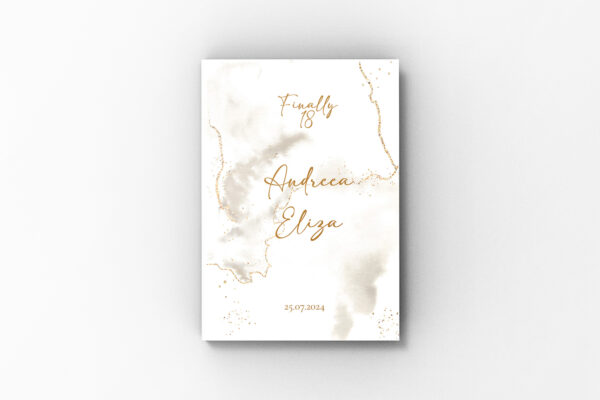 Album de amintiri, Abstract Forme, Gold  Layflat 20 x 30 cm